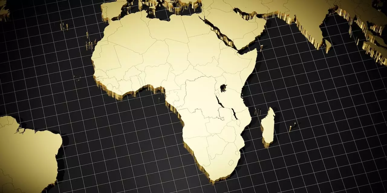 carte d'Afrique soulignant les défis de l'entrepreneuriat et l'innovation sur le continent.